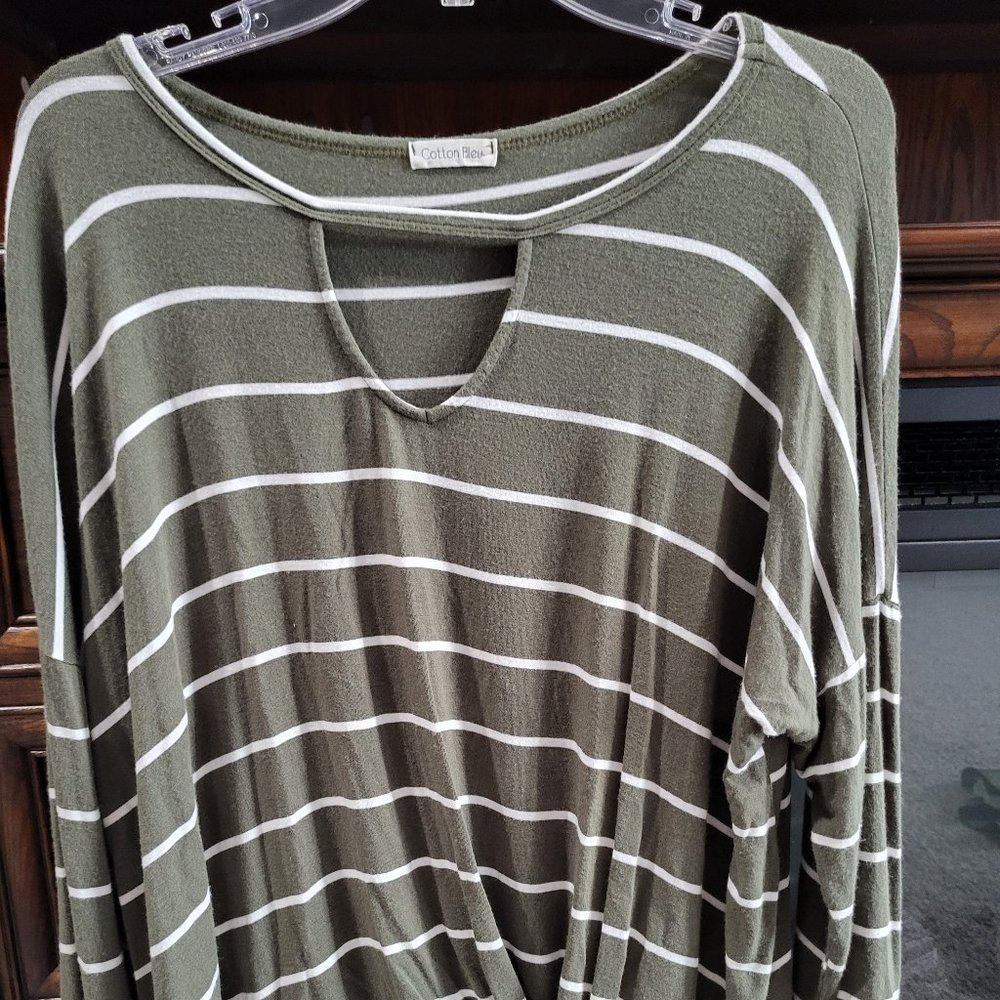 Women's - LS Cotton Bleu